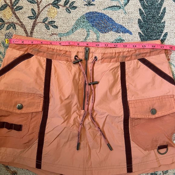 Free People Moonbeam Cargo Skort Color Orange Size Large - Picture 10 of 11
